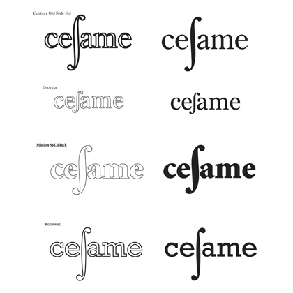 Cesame Logo Samples